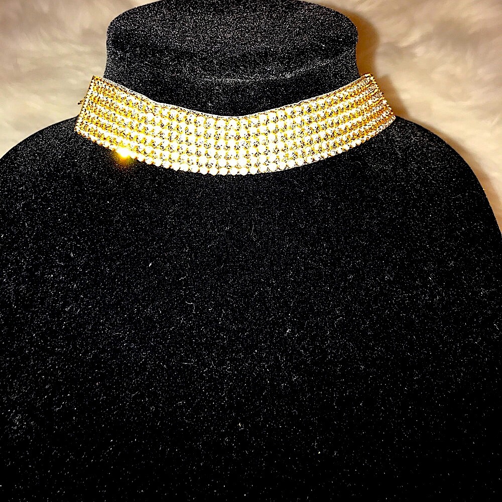 ⭐️SALE⭐️(TWO) Blinged Chokers